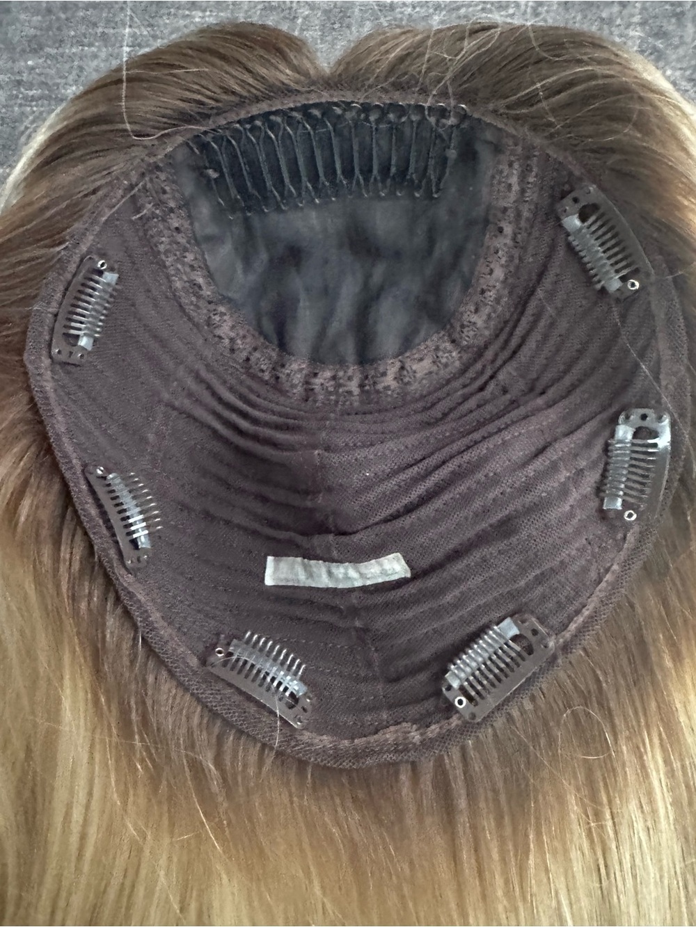 Highline Wigs Blonde Rooted Silk-Top Human Hair Topper HIGHLINE TOPPER - Picture 4 of 12